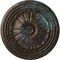 Ekena Millwork Alexa Ceiling Medallion (Fits Canopies up to 2 7/8"), 20 1/2"OD x 1 7/8"P, Bronze Blue Patina CM20ALBBS - alternate 1